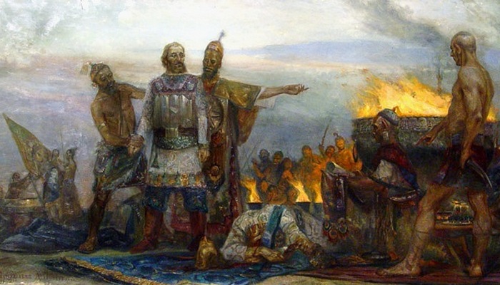 Князь Михаил Черниговский отказался поклоняться Огню и Солнцу./ Фото: readtiger.com 