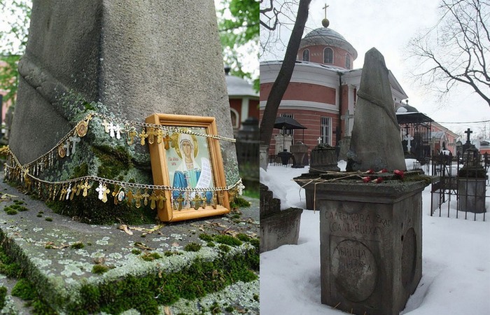 Могила Салтычихи в Донском монастыре./ Фото: rivage.ru