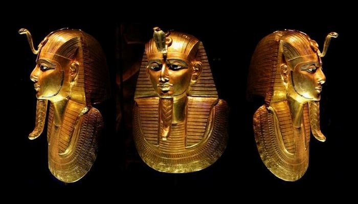 Ракурсы маски Тутанхамона./ Фото: www.infox.sg