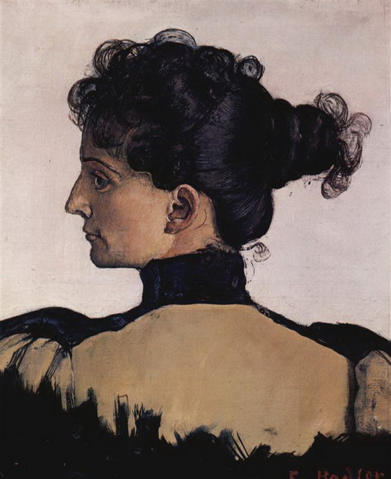 Ходлер Ф. Портрет Берт, жены (1894) 