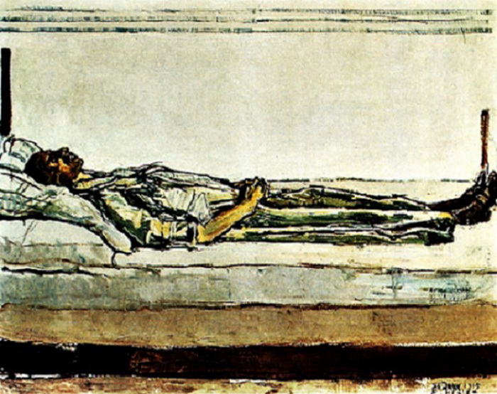Портрет умершей Валентин Годе-Дарель, 26 января 1915 г
