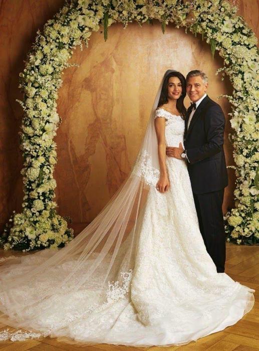 Свадьба Джорджа Клуни и Амаль Аламуддин. / Фото: www.weddbook.com