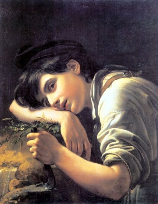  Орест Кипренский. «Молодой садовник». / Фото: www.artchive.ru