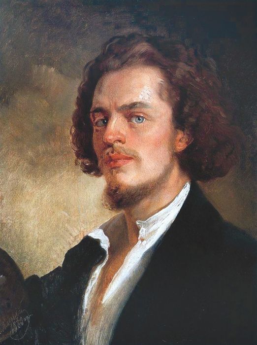 Константин Маковский, «Автопортрет», 1860. / Фото: www.mosjour.ru