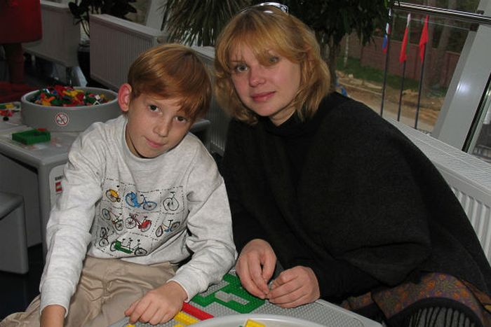 Ольга Машная с сыном. / Фото: www.24smi.org