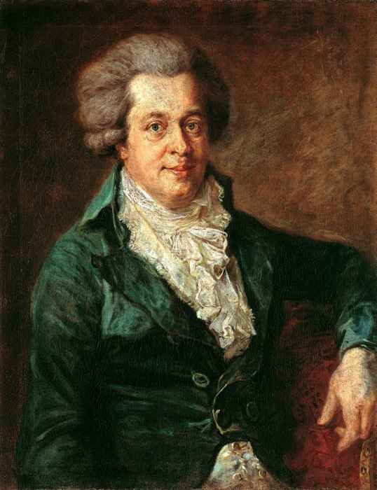 Вероятно, последний прижизненный портрет Моцарта кисти Иоганна Георга Эдлингера, 1790. / Фото: www.tunnel.ru