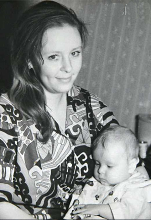 Галина Мшанская с Ксюшей, 1973 год. / Фото: семейный архив
