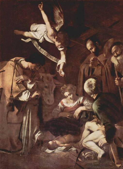 Картина «Рождество со святым Франциском и святым Лаврентием», 1600 г. Микеланджело Меризи да Караваджо.  / Фото: www.epimg.net