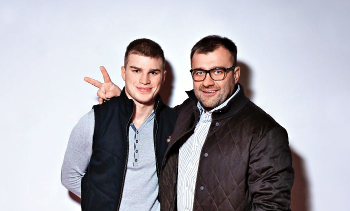 Михаил Пореченков и его сын Владимир. / Фото: www.alabanza.ru