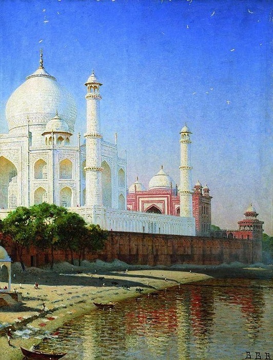 Мавзолей Тадж-Махал . Индия. (1876). Автор: Василий Верещагин.