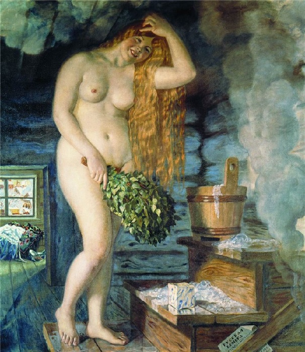  «Русская Венера». (1921 г.). Автор: Борис Кустодиев. 