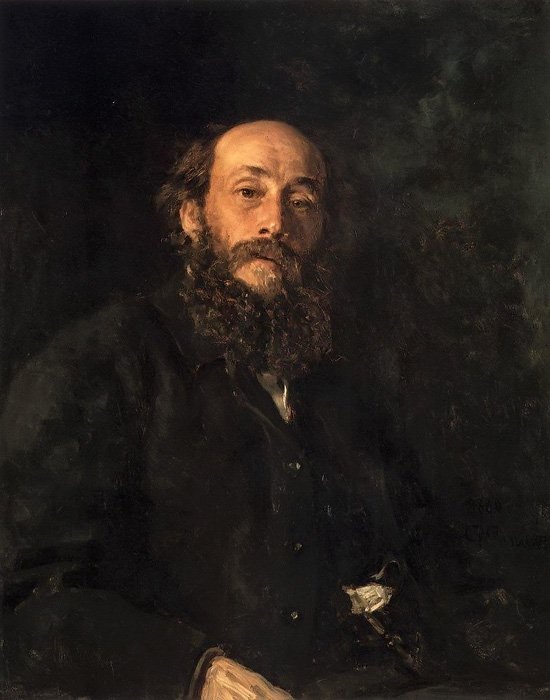 Портрет художника Н. Н. Ге.(1880). Автор: Илья Ефимович Репин.