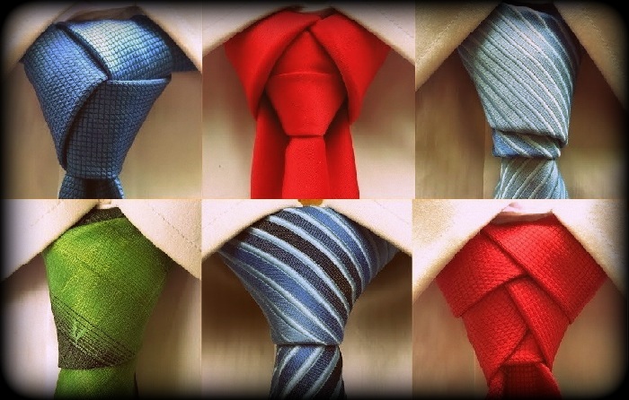 Способы завязывания галстуков