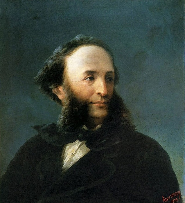  Автопортрет И. Айвазовского (1874), Уффици. Автор. И.К.Айвазовский.