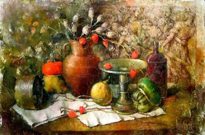 Натюрмортная живопись от Елены Ильичёвой.