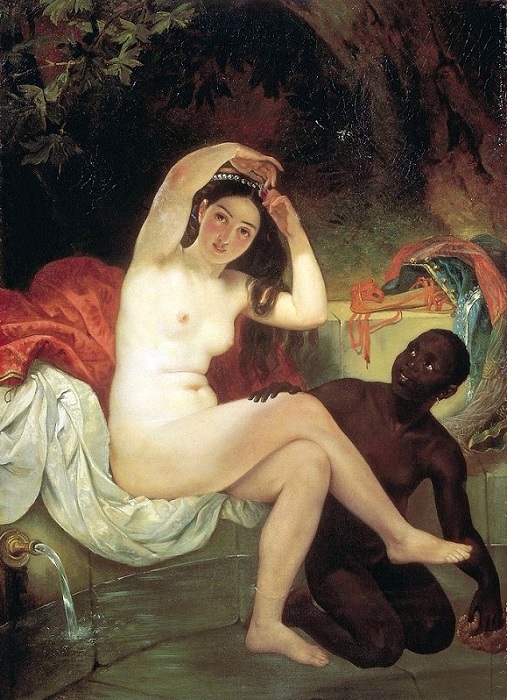 Вирсавия. (1832). Третьяковская галерея. Автор: Карл Брюллов.
