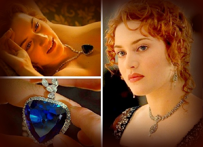 «Сердце океана» и Кейт Уинслет в кинофильме «Титаник». 