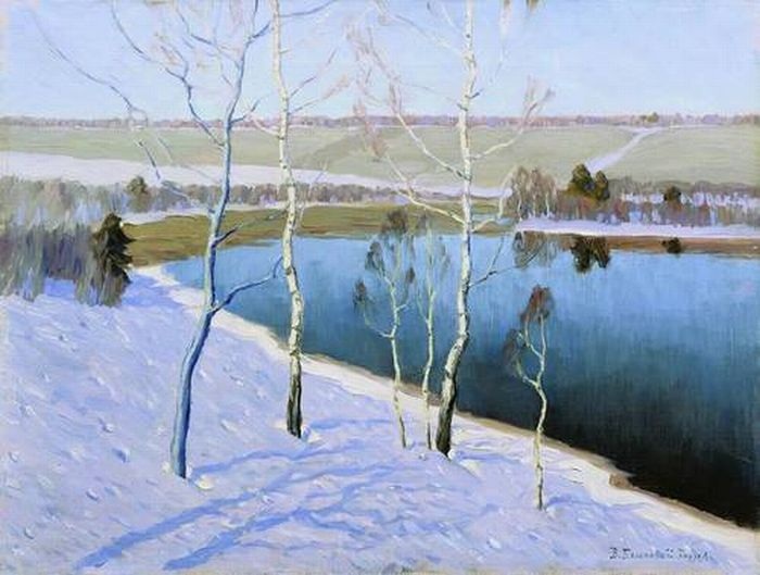  «Ранняя весна». (1953). Автор: Бялыницкий-Бируля В. К. 