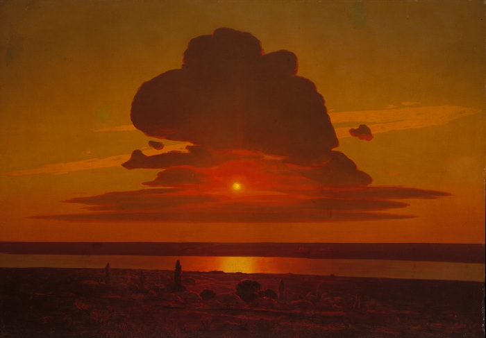  «Красный закат» (1905—1908). Автор: Архип Куинджи. 