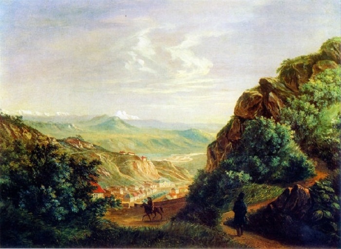 Пятигорск. Масло. (1837год). М.Ю. Лермонтов.