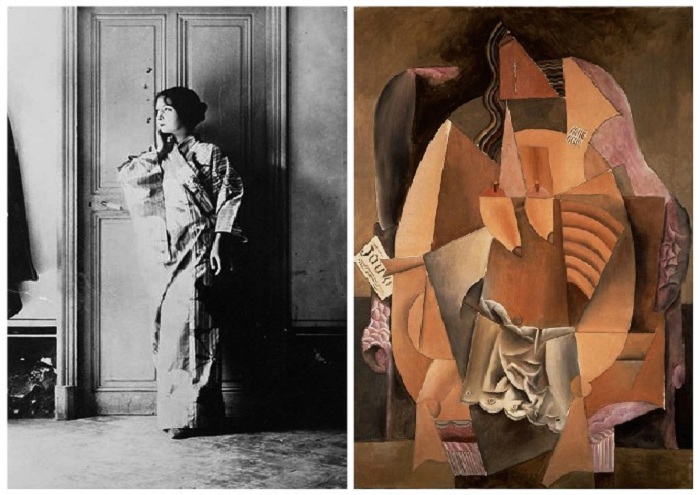 «Женщина в сорочке, лежащая в кресле» (1913). / Марсель Умбер (Ева).