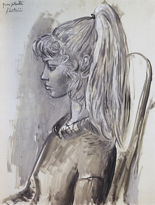 Пабло Пикассо. Портрет Сильветт. (1954).