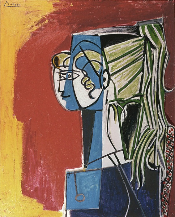 Пабло Пикассо. Портрет Сильветт. 1954