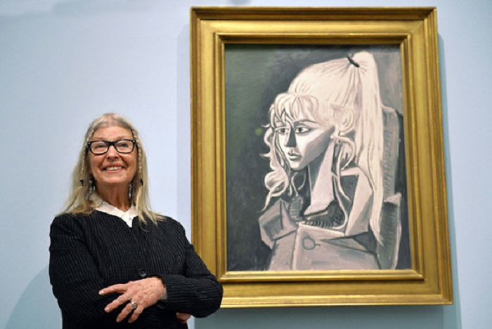 80-летняя Сильветт Давид (Лидия Корбетт) на выставке в Бремене весной 2014. 1954 Фото Harald Rehling