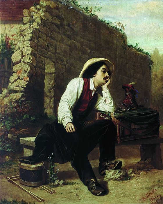  Шарманщик. (1863). Автор: В.Перов.