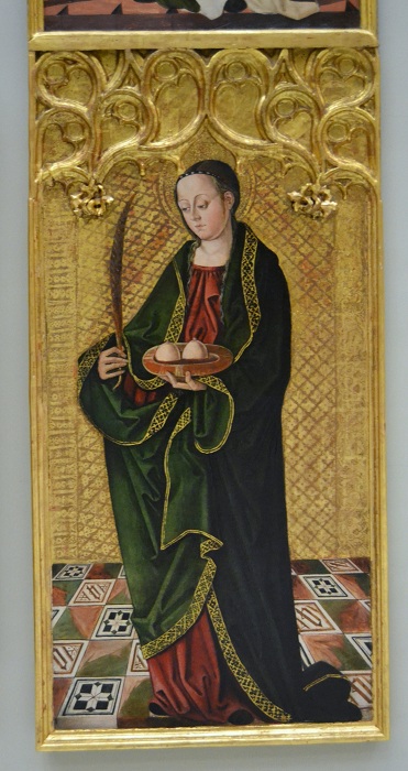 Иконография Святой Агафьи. (1505г.).  Франсиско де Осона.