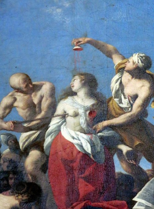 Мученичество Агаты. (1650). Giovanni Andrea Coppola