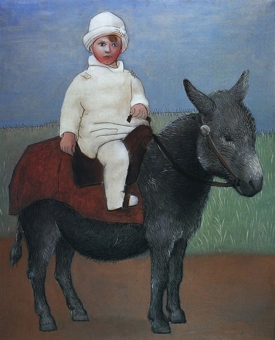 Пауло на ослике. (1923). Автор: Пабло Пикассо.