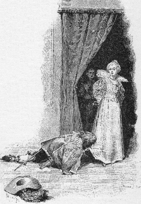 «У ног королевы.(1894). Автор: Морис Лелуар.