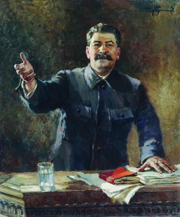 Портрет И.В. Сталина.