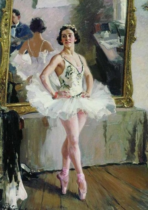 «Портрет балерины О.В.Лепешинской» Автор: А. Герасимов.