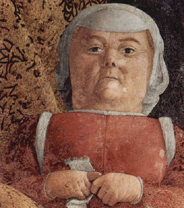 Андреа Мантенья.  «Двор Мантуи». (1471-74гг.) Фрагмент. Автор: Андреа Мантенья.