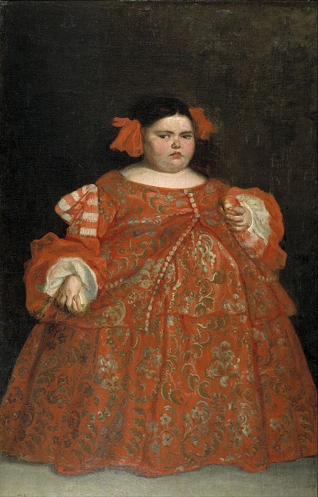  «Карлица Еухения Мартинес Вальехо одетая».(1680). Автор: Хуан Кареньо де Миранда. 