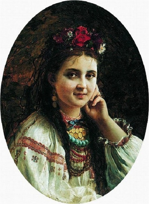 «Украинка». (1884). Автор: Константин Маковский. 