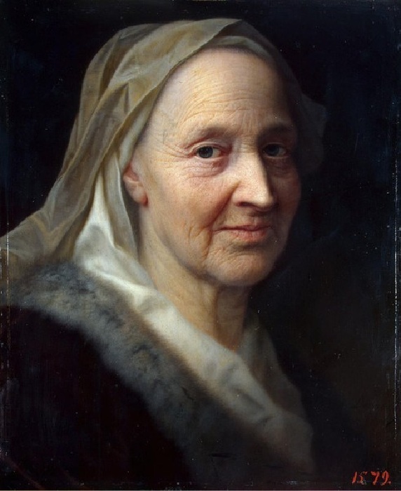 Портрет пожилой женщины. Автор: Кристиан Сейболд.