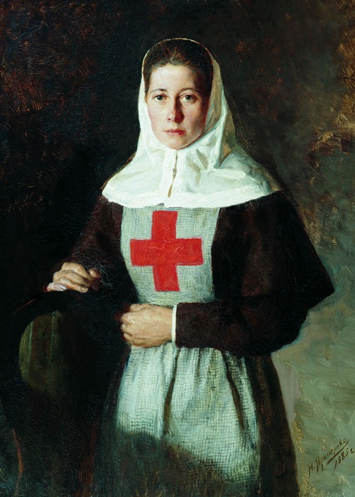 «Сестра милосердия».(1886 год.) Автор: Н. Ярошенко.