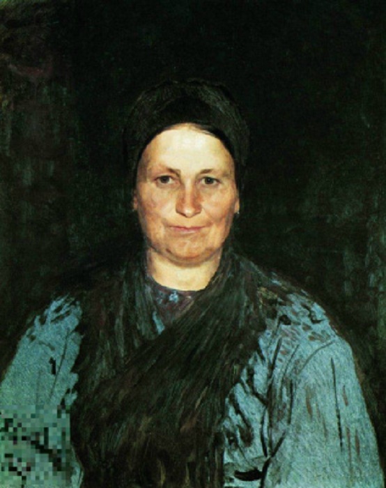 Татьяна Степановна Репина. (1879). Автор: Илья Репин.