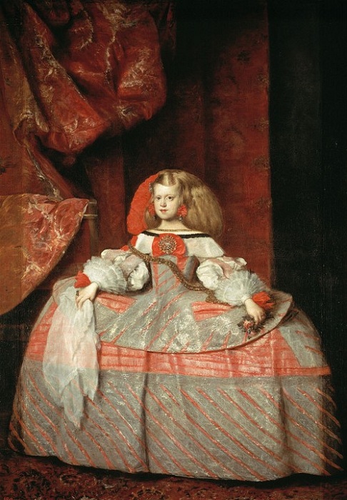 Диего Веласкес. Инфанта Маргарита в розовом, 1660, Прадо, Мадрид Картину художник начал писать в год своей кончины.