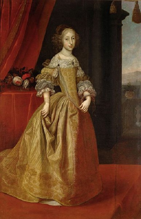 Портрет дочери Марии Антонии (1669 — 1692), ставшей женой Максимилиана II.