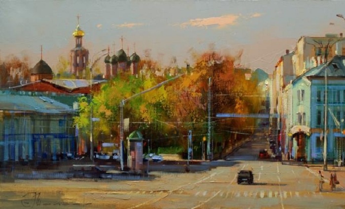  «Бульварная панорама. Москва. Трубная площадь». Автор: Шалаев Алексей.