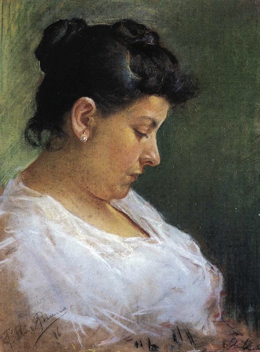  Портрет матери художника. (1896 год.). Автор: Пабло Пикассо.