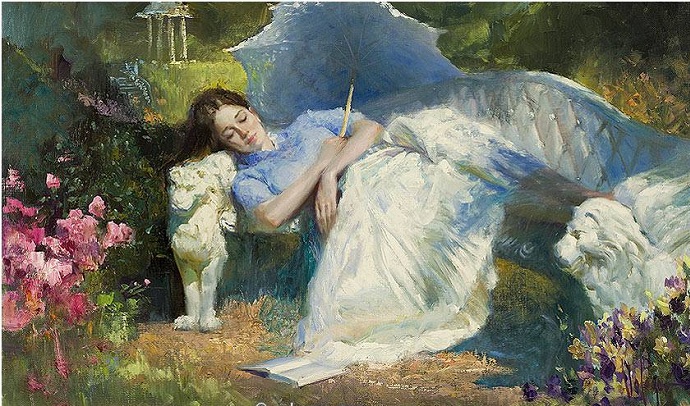 Сон в саду. Автор: Владимир Волегов.