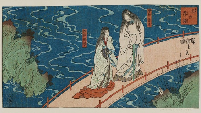 Идзанаги и Идзанами - мифологические герои Японии.