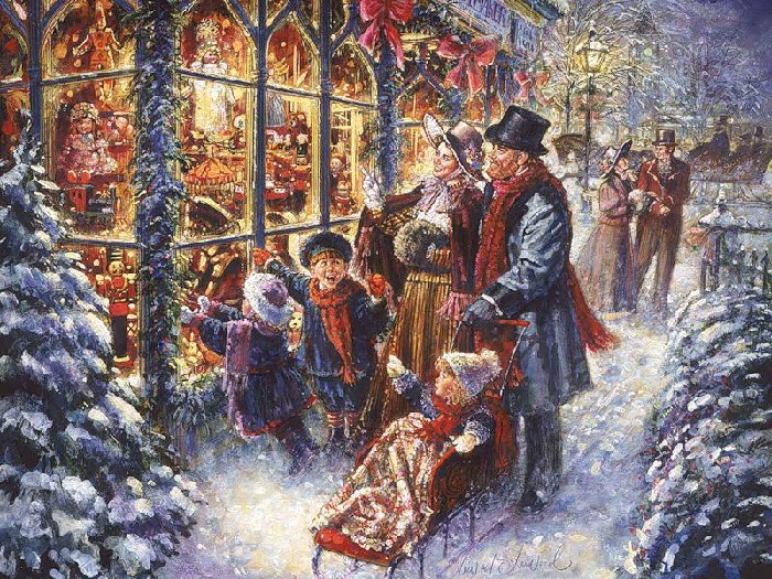Рождественские иллюстрации от Стюарта Шервуда. 