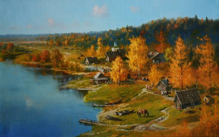 «Времена года. Осень». Автор: Владимир Жданов.