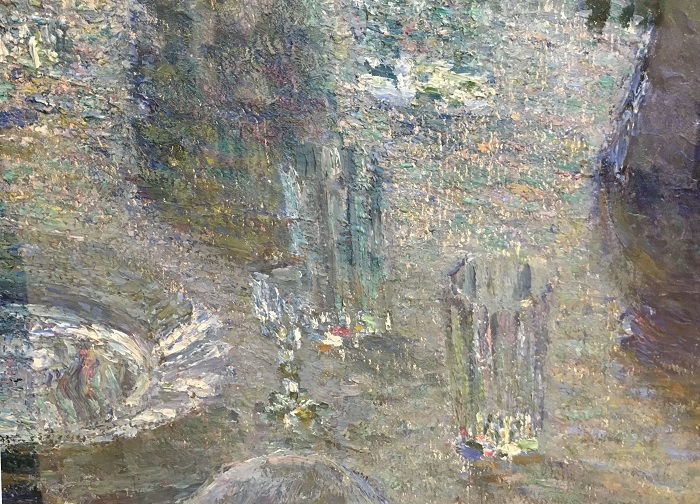 Хризантемы, 1905 (Третьяковская Галерея) фрагмент. Автор: Игорь Грабарь.